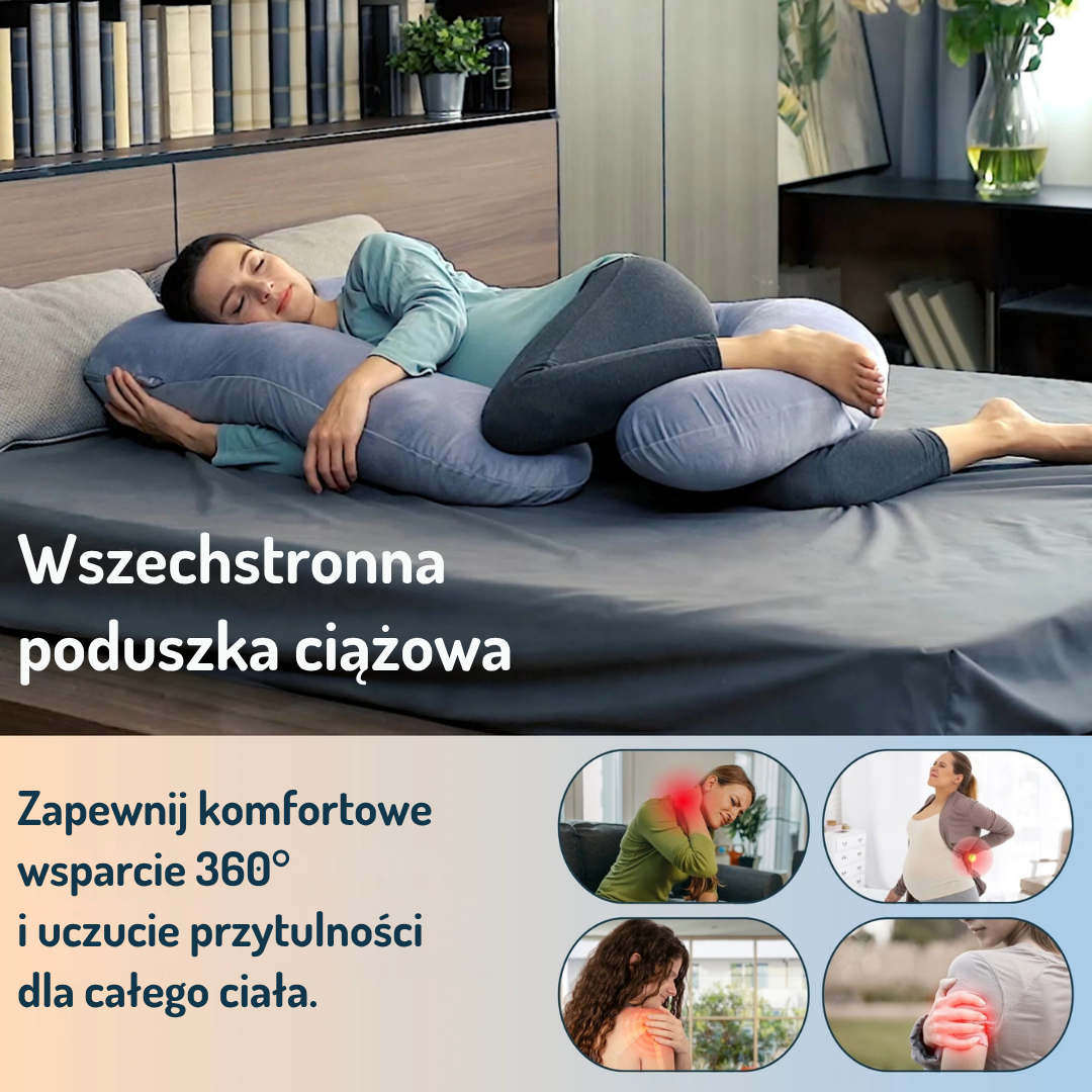 MamaDream™ – odciążająca brzuch i plecy poduszka dla mam